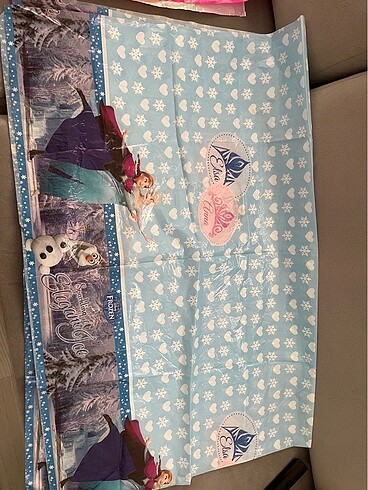 Doğumgünü elsa masa örtüsü - Görsel 2