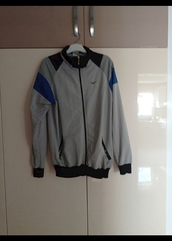 Nike Gri Spor Tarzı Erkek Rüzgarlık - Görsel 3