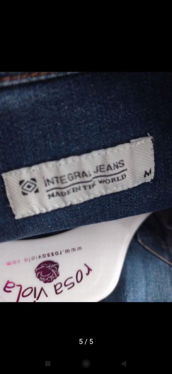 Düğmeli Mavi Denim erkek Gömlek - Görsel 5