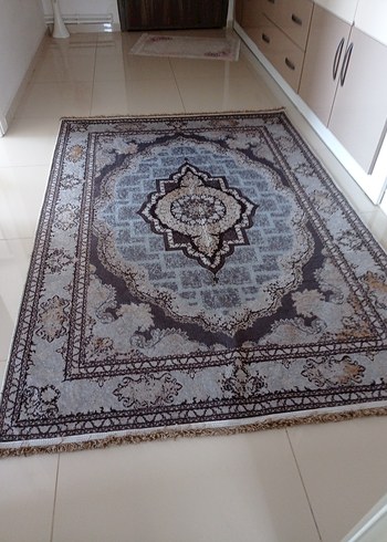 Diger Klasik Desenli Gri Kahverengi hali - Görsel 5