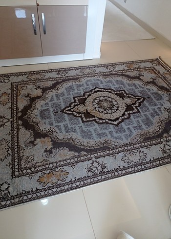 Diger Klasik Desenli Gri Kahverengi hali - Görsel 4