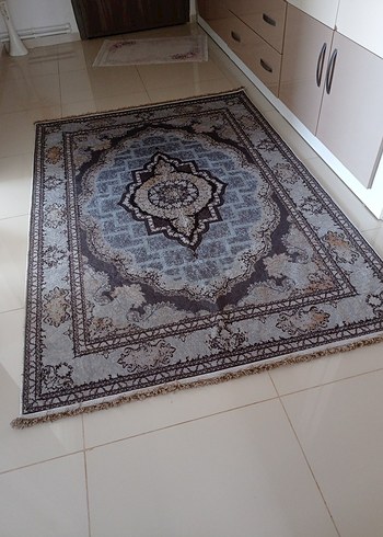 Diger Klasik Desenli Gri Kahverengi hali - Görsel 9