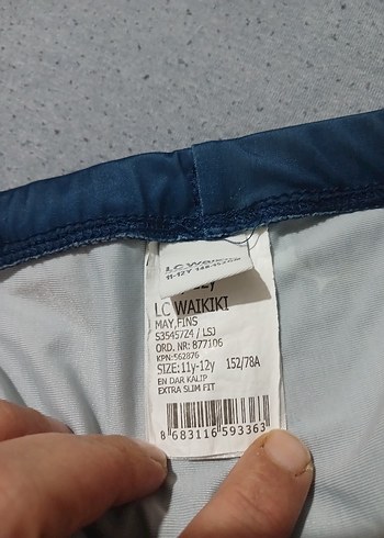 Erkek Çocuk Mavi Köpek Balığı Desenli Mayo 11/12yas - Görsel 6