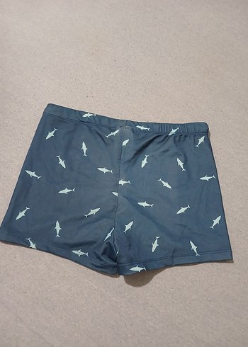 Erkek Çocuk Mavi Köpek Balığı Desenli Mayo 11/12yas - Görsel 3