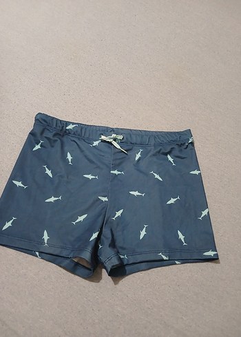 Erkek Çocuk Mavi Köpek Balığı Desenli Mayo 11/12yas - Görsel 4