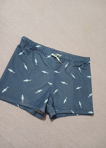 Erkek Çocuk Mavi Köpek Balığı Desenli Mayo 11/12yas - Görsel 2