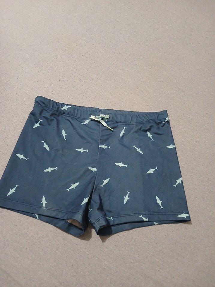 Erkek Çocuk Mavi Köpek Balığı Desenli Mayo 11/12yas - Görsel 4