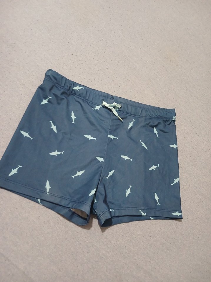 Erkek Çocuk Mavi Köpek Balığı Desenli Mayo 11/12yas - Görsel 2