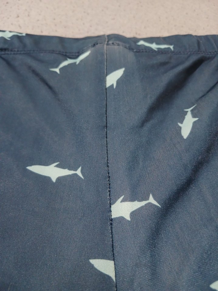 Erkek Çocuk Mavi Köpek Balığı Desenli Mayo 11/12yas - Görsel 5