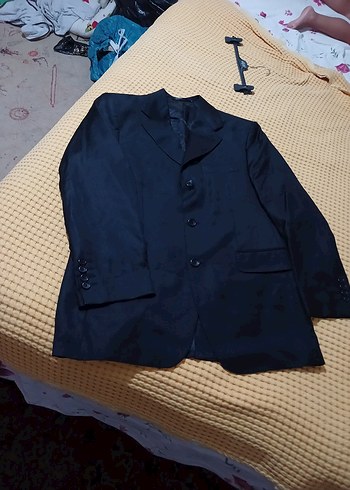 Diğer Düğmeli Lacivert Erkek Takım Elbise Ceketi 46/6drop