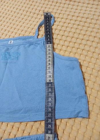 defacto 9/10yas penye cropsort takım - Görsel 5