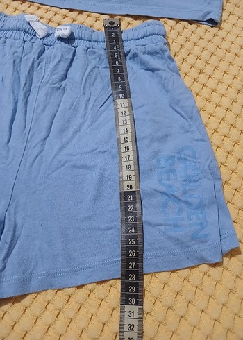 defacto 9/10yas penye cropsort takım - Görsel 4