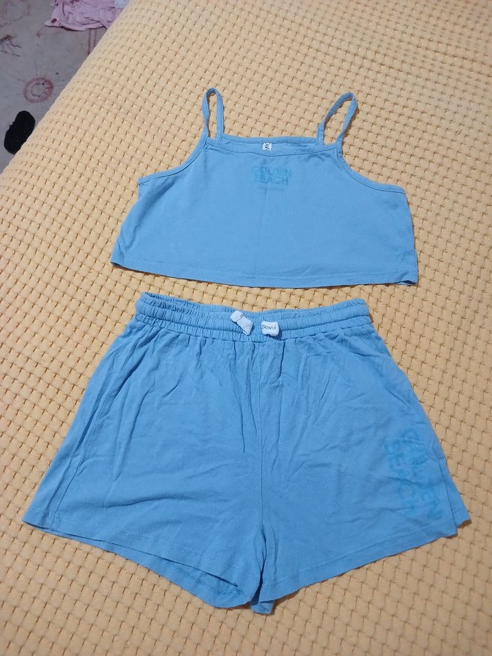 defacto 9/10yas penye cropsort takım - Görsel 3