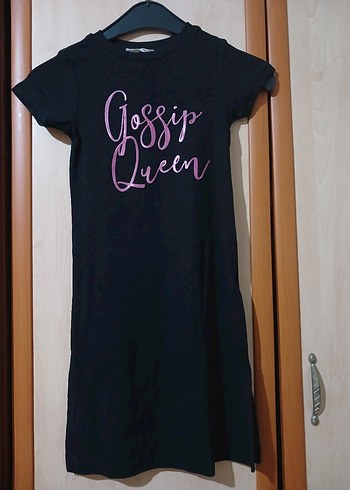 panço fitilli kisa kol elbise 5/6yas - Görsel 8