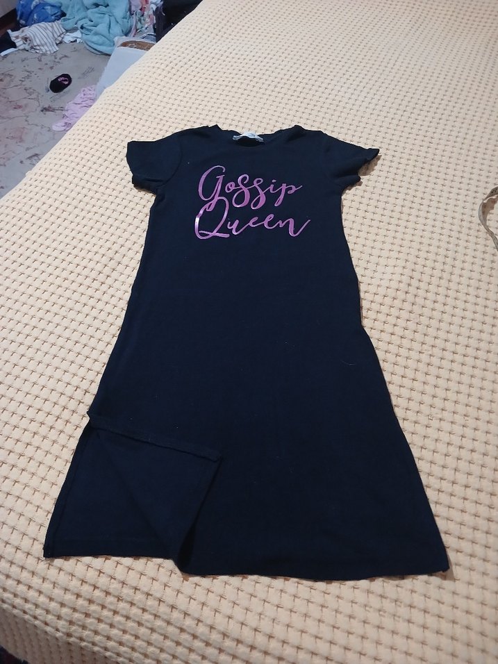 panço fitilli kisa kol elbise 5/6yas - Görsel 4