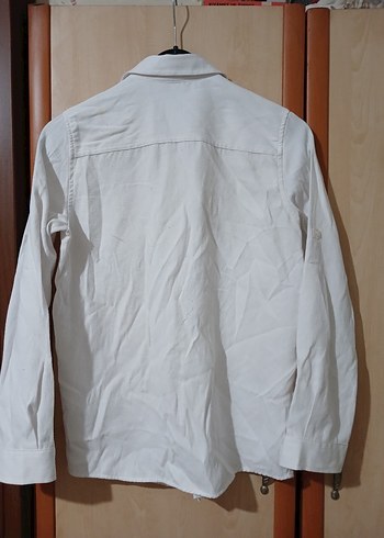 beyaz gömlek 11/12 yaş kız cocuk - Görsel 4