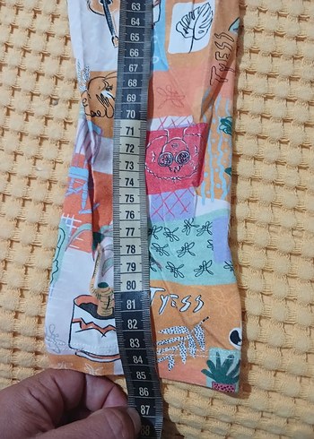 Kız Çocuk Çok Renkli Baskılı Tayt tyess 12yaş desenli tayt - Görsel 5