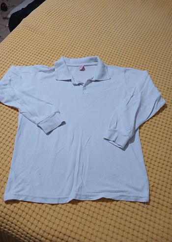 beyaz okul lacos kazak 9/10 - Görsel 2