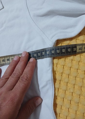 beyaz okul lacos kazak 9/10 - Görsel 6