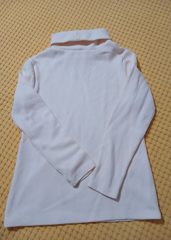 lcwaikiki 10/11yaş pamuklu penye bluz - Görsel 4