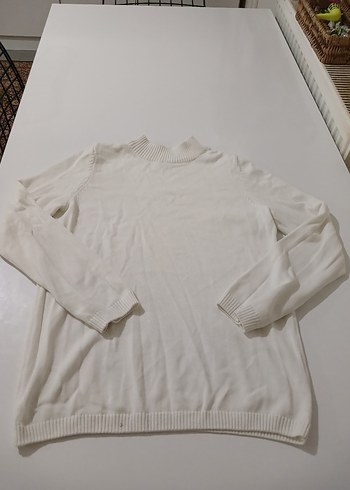 beyaz 9/10yaş triko kazak #begeni - Görsel 7