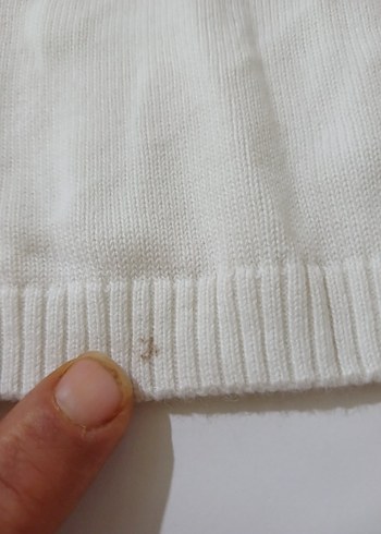 beyaz 9/10yaş triko kazak #begeni - Görsel 6