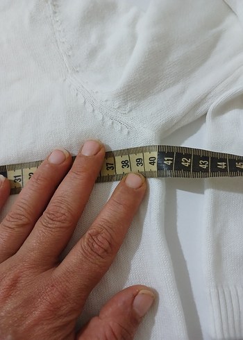 beyaz 9/10yaş triko kazak #begeni - Görsel 4