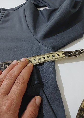 11/12yaş gri ikili takim tayt kazak - Görsel 12