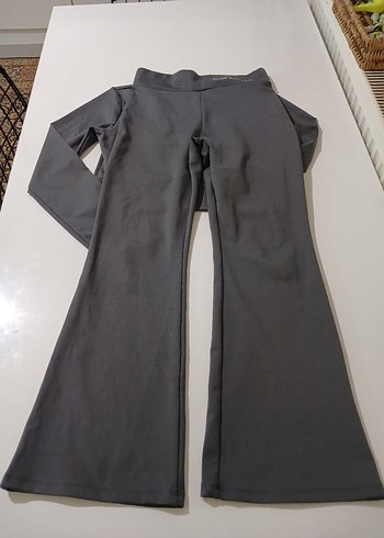 11/12yaş gri ikili takim tayt kazak - Görsel 4