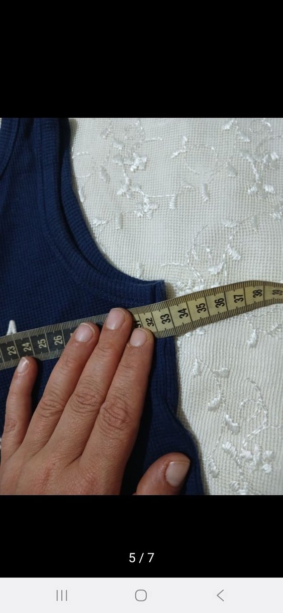 zara lacivert 10yaş sıfır kollu tshirt - Görsel 4