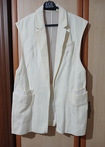 Zara zara m bdn sırtı tül model ceket yelek