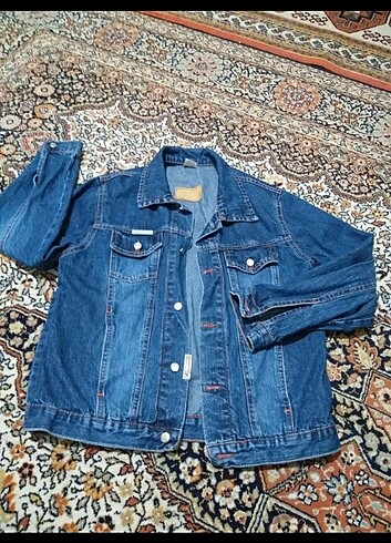 xs Beden mavi Renk kot ceket xs/12yas