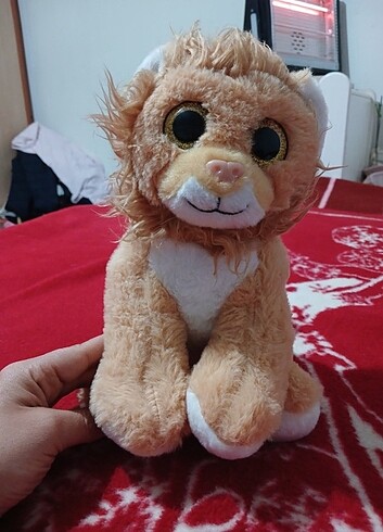 Beden Renk cam göz peluş aslan 25 cm #begeni