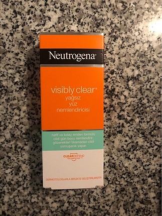 Neutrogena yağsız yüz nemlendiricisi