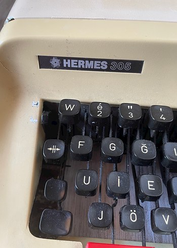 Beyaz Mekanik Daktilo - Görsel 2