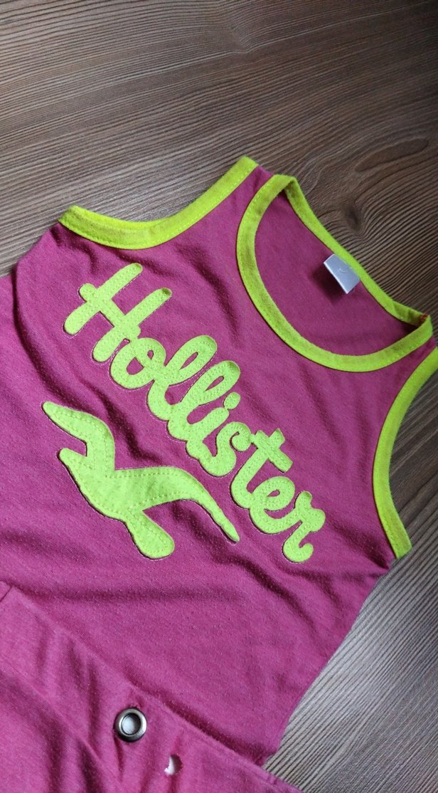 Hollister Pembe Kız Şort ve Atlet Takımı - Görsel 2