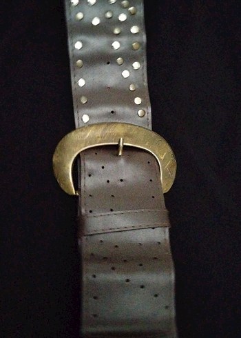 Kemer Tokalı Kahverengi Deri Kadın Kemeri - Görsel 3