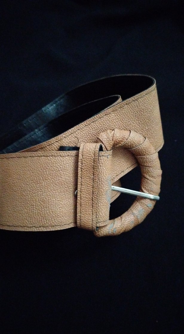 Bej Deri Kadın Kemer - Görsel 3