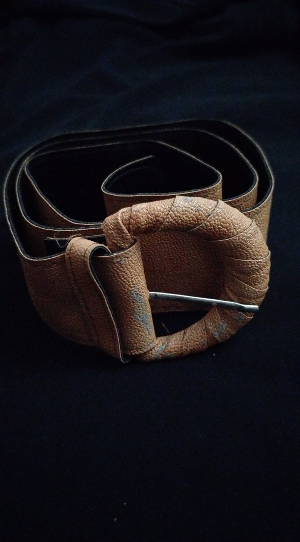 Bej Deri Kadın Kemer - Görsel 2