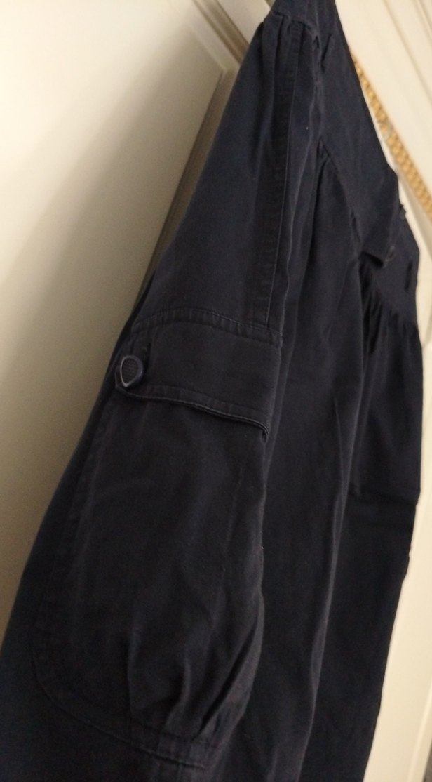 Siyah Midi Etek Rahat Kesim - Görsel 3