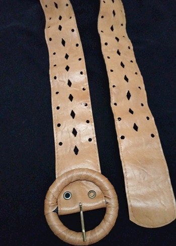 Bej Deri Bohem Kadın Kemer - Görsel 2