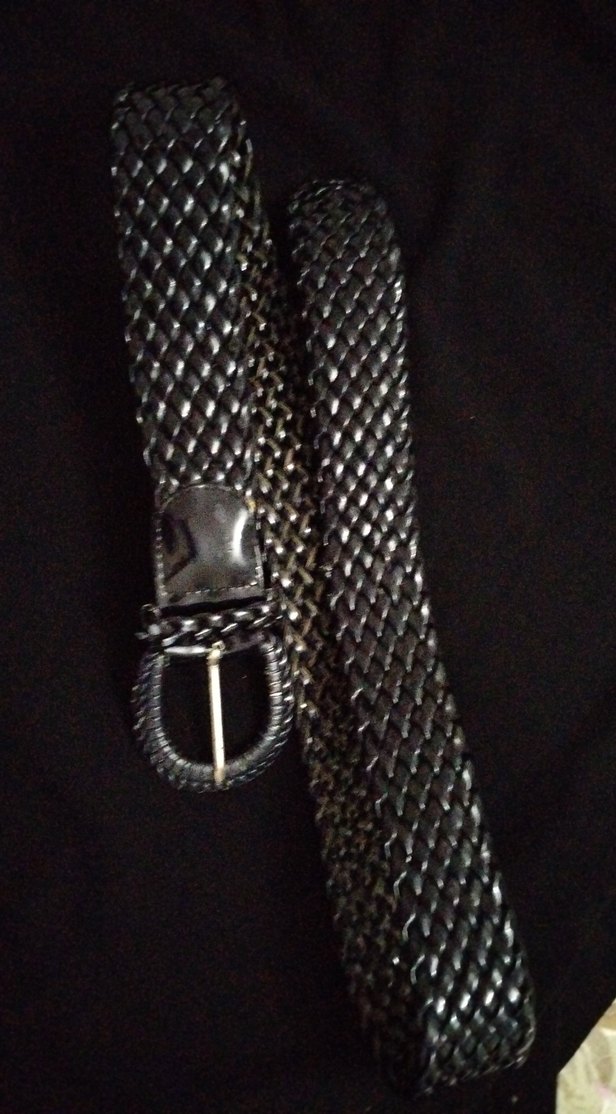 Siyah Deri Gotik Kemer - Görsel 2