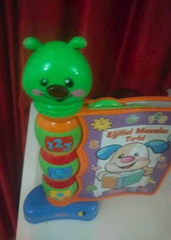 Renkli Eğitici Masalcı Tırtıl Oyuncak - Görsel 2