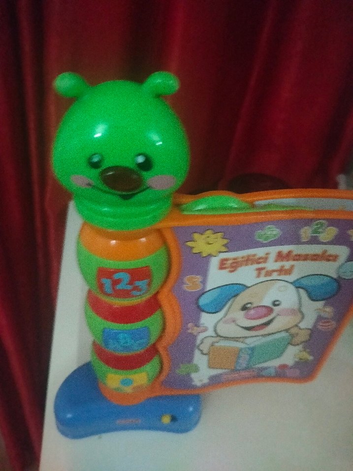 Renkli Eğitici Masalcı Tırtıl Oyuncak - Görsel 2