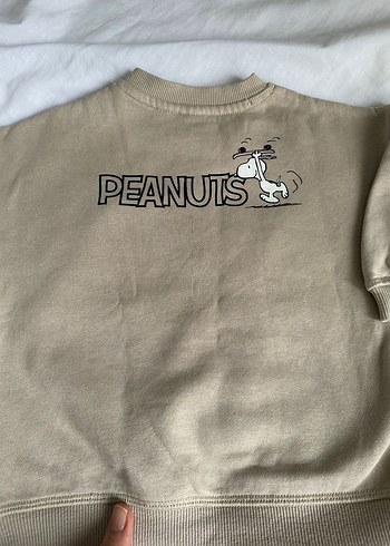 Erkek Çocuk Bej Baskılı Sweatshirt H&M - Görsel 4