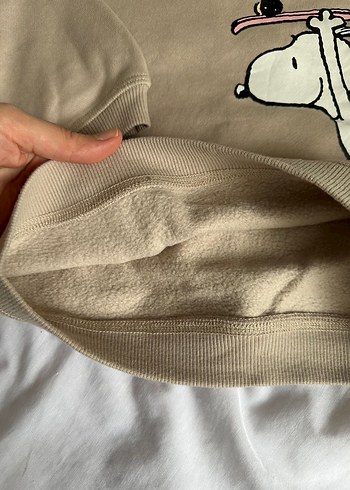 Erkek Çocuk Bej Baskılı Sweatshirt H&M - Görsel 3