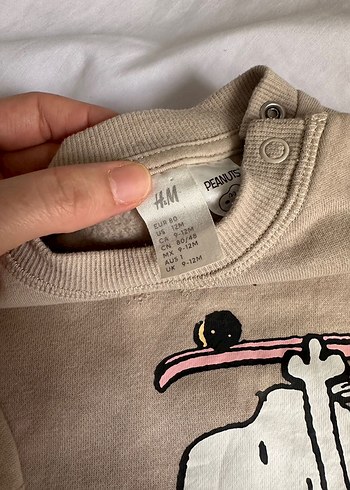 Erkek Çocuk Bej Baskılı Sweatshirt H&M - Görsel 2