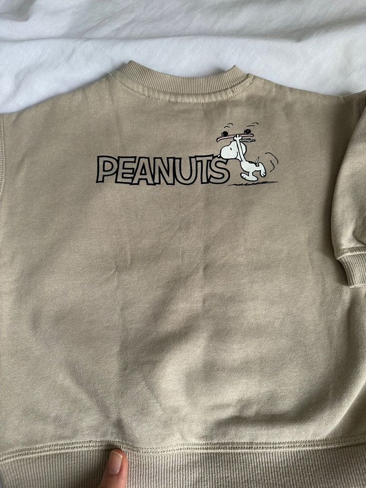 Erkek Çocuk Bej Baskılı Sweatshirt H&M - Görsel 4