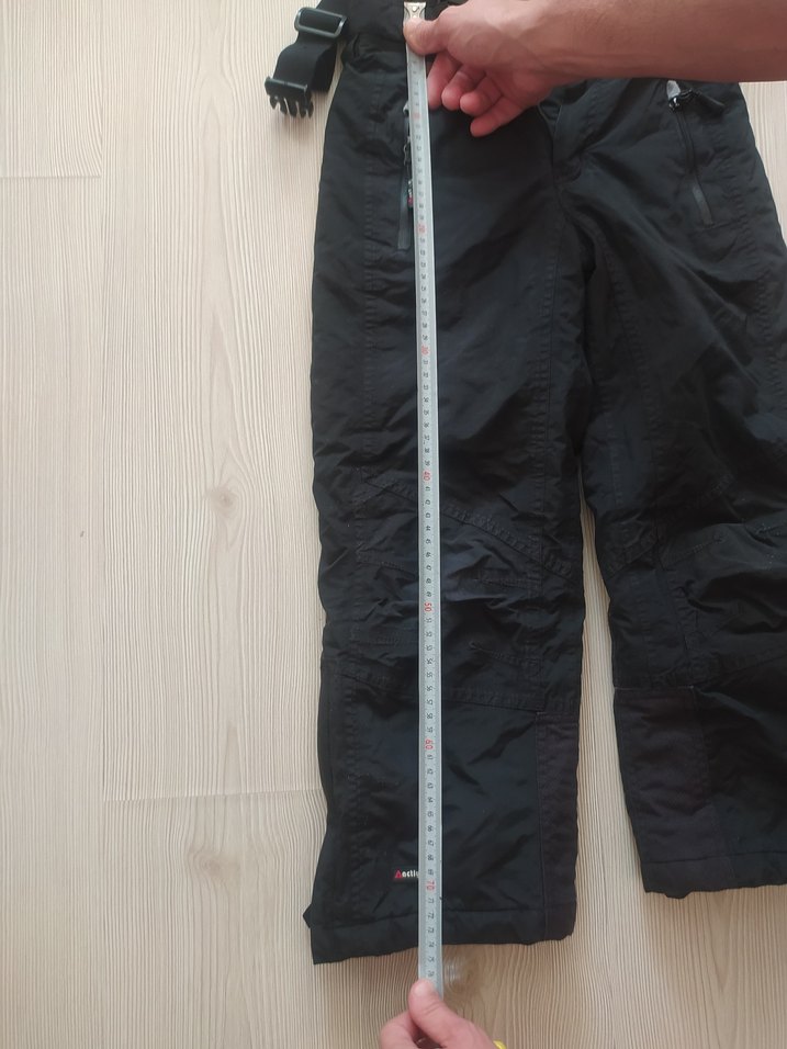 Erkek Siyah Kayak Pantolonu,Askılı, Rahat Kesim 7 yaş - Görsel 3