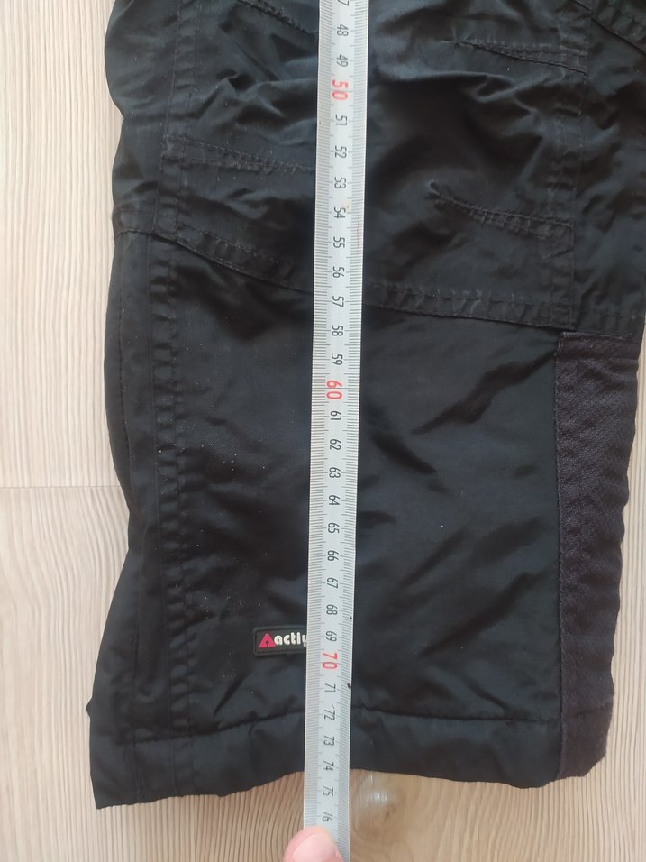 Erkek Siyah Kayak Pantolonu,Askılı, Rahat Kesim 7 yaş - Görsel 2